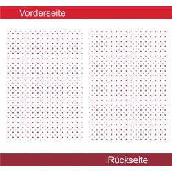Sterne Herzen rot - Designpapier
